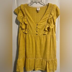 Knox Rose plus size Yellow dress !! Summer Ready. Size xxl
